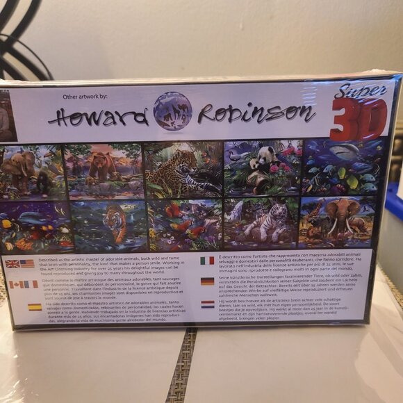 Sealed Howard Robinson Super 3D Junior Jungle Puzzle - Picture 2 of 2